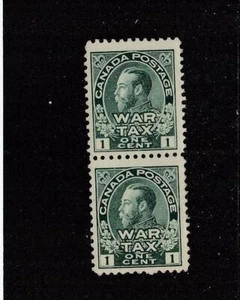 CANADÁ (MK5096) # MR1 EN ESTADO BASTANTE BUENO-MNG 1 ct KING GEORGE V PAR DE IMPUESTOS DE GUERRA/VERDE CV $70 - Imagen 1 de 1