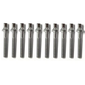 12Pcs Drum Tension Rods 40mm/1.6in With Washers Thread Diameter 7/32'' - Picture 1 of 3