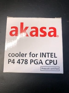 VENTILATEUR REFROIDISSEUR DE PROCESSEUR AKASA AK-675-B SOCKET 478 - Photo 1/10