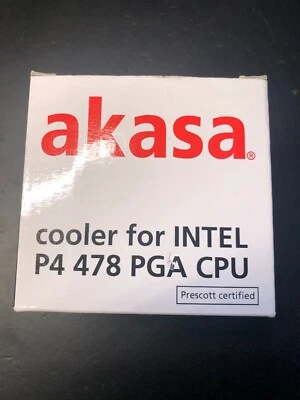 AKASA AK-675-B SOCKET 478 CPU COOLER FAN - Image 1 of 4