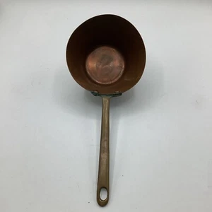 Antique Unbranded Copper Long Handled 4.75” Wide X 2.75” Deep Sauté Pan - Picture 1 of 7