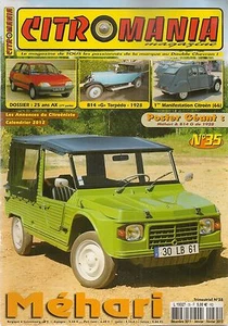 CITROMANIA 35 CITROEN MEHARI CITROEN AX 1986 1989 CITROEN B14 G TORPEDO 1928 - Bild 1 von 2