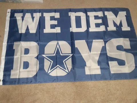 Dallas Cowboys We Dem Boys Boyz NFL Flag Banner Brand New! Cover
