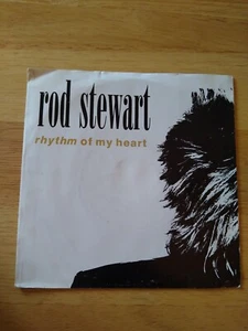 Rod Stewart - Rhythm Of My Heart / Moment of Glory 7" vinyl single - Picture 1 of 3