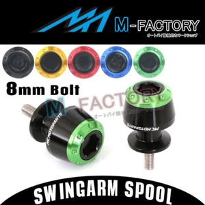 CNC Swingarm Spools Protect Fit Kawasaki NINJA 650 ABS 2017-2019 17 18 19 - Picture 1 of 12