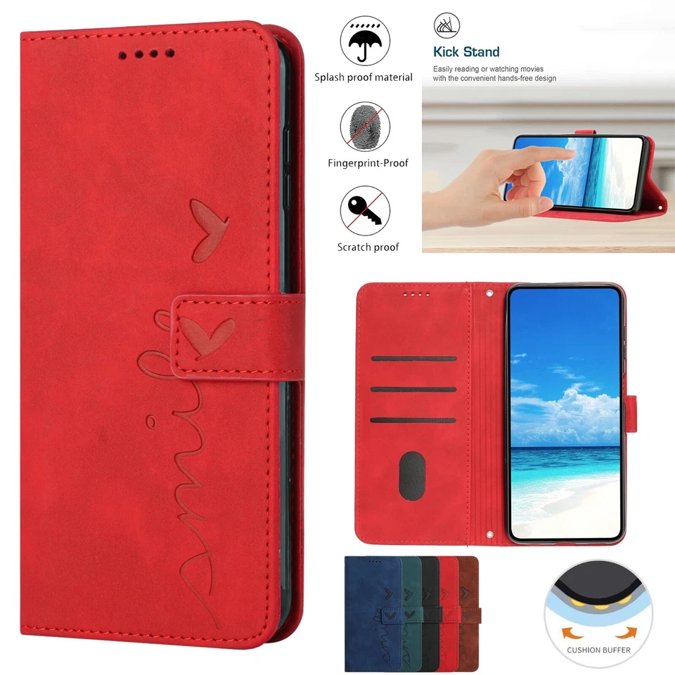 For Samsung  A06 A05s A04s A03s A02s Love Pattern Card Wallet Phone Case Cover - Image 1 of 4