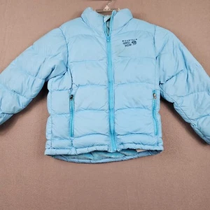 Mountain Hardwear Puffer Jacket Youth Small Blue Insulated Down Feather - Picture 1 of 19