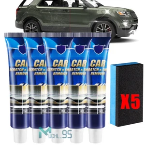 5 Set Car Scratch Repair Polishing Wax Body Compound Paste Polish Paint Remover - Picture 1 of 21