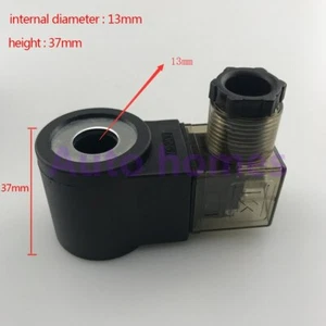 Elevator Hydraulic Solenoid Valve Cartridge Valve Coil Bore 13mm Height 37mm - Picture 1 of 5