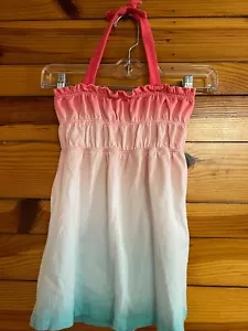 Gymboree Desert Dreams Watercolor Ombre Halter Dress Girls Bow Smocked Size 4 - Picture 1 of 5