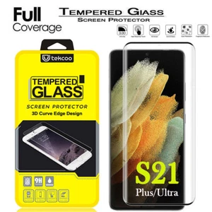 For Samsung Galaxy S21Ultra/S21Plus 5G UV Tempered Glass Screen Protector Cover - Zdjęcie 1 z 10