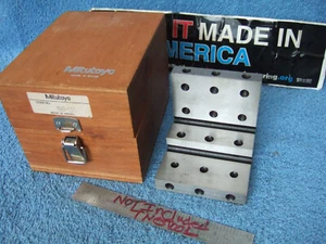 Mitutoyo 962-121 Ap 3x3  USA MADE ANGLE PLATE TOOLMAKER MACHINIST INSPECT GRIND - Picture 1 of 23