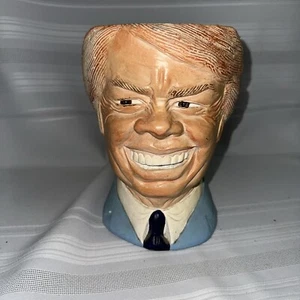 1977 JIMMY CARTER Gipskopf Pflanzgefäß MEL TIESS guter Zustand! - Bild 1 von 6