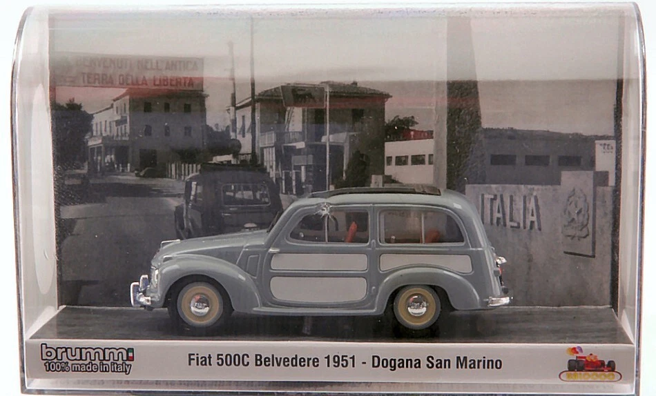 FIAT 500C BELVEDERE DOGANA DI SAN MARINO 1:43 - Immagine 1 di 1