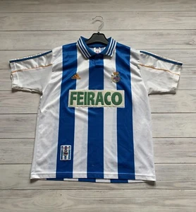 Deportivo La Coruna 1999-2000 Home football shirt jersey Adidas size Youth kid L - Picture 1 of 24