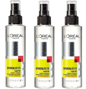 3x 150ml Loreal Paris Studio Line Spurenlos FX Liquid Gel 24H 3er Pump Spray - Bild 1 von 1