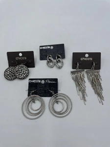 Lot 4 Chicos Earrings Drop Dangle Fashion Jewelry NWT Total MSRP $103 - Picture 1 of 2