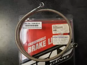 FLY SNOWMOBILE 6" EXTENDED LENGTH BRAKE LINE YAMAHA APEX RX-1+ POLARIS IQR/RR+ - Picture 1 of 2