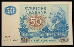 Schweden 50 Kronen 1989 P-53 (M0205) - BA-K - Bild 1 von 2