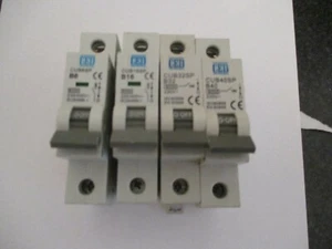 CED CUB RANGE B6 B10 B16 B20 B32 B40 B50 6KA EINPOLIGE MCB SCHUTZSCHALTER - Bild 1 von 1