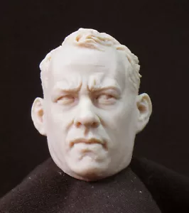 TOM HANKS SAVING PRIVATE RYAN RESIN HEAD SCULPT Action figures 1/6 Scale - Foto 1 di 5