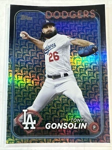 Tony Gonsolin 2024 Topps Series 1 Easter Holiday Parallel #87 Dodgers SP - Picture 1 of 2