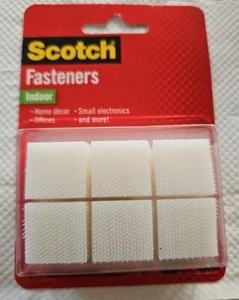 Scotch Multi-Purpose Fastener for Indoor, 7/8 W x 7/8 L (24 Set Of Squares) 1 Pk - Picture 1 of 5