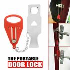 The Portable Door Lock / Removable Anti Theft Door Latch Lock (Travel Safety)