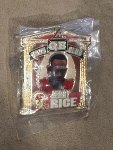 Jerry Rice 1995 Pinnacle QB Club pin NEW / still sealed 49ers - Picture 1 of 3