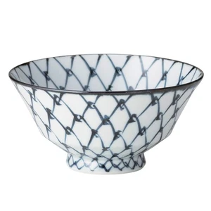 Tazón de arroz de cerámica Nishikai, azul y blanco, Ll, Hasami Ware, cuenco Suehiro, colgante_ - Imagen 1 de 1