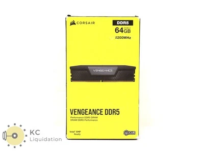Corsair Vengeance 64GB Kit (2x32GB) DDR5 5200MHz XMP Desktop RAM Memory - Image 1 of 3