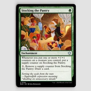 Stocking the Pantry - BLB #194 Uncommon - NM / Mint Bloomburrow Single - Picture 1 of 4