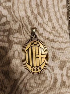 Cadena collar colgante doble cara fútbol AC Milan - Imagen 1 de 2