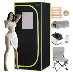 Sauna Box, Sauna Portatile, 2.2L Vaporiera Telecomando Design Portatile SPEDIZIONE GRATUITA - Foto 1 di 6
