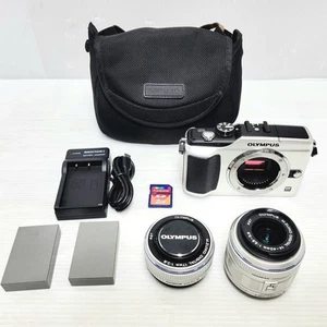 Olympus Pen Lite E-PL2 12.3 MP Digital SLR M.Zuiko Digital 14-42mm & 17mm Teste - Picture 1 of 9