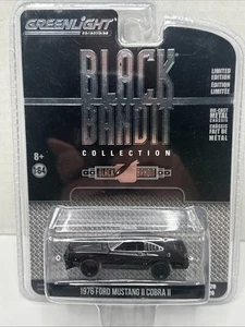 Greenlight Black Bandit 1976 Ford Mustang II Cobra II, 1/64 - Picture 1 of 16