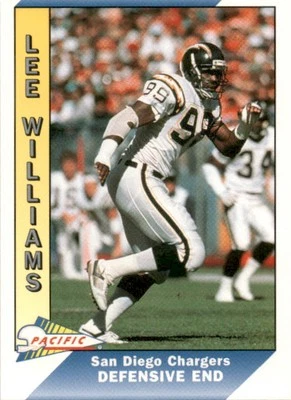 1991 Pacific Lee Williams #455 San Diego Chargers - Image 1 of 2