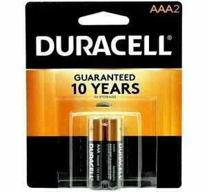 Paquete de 2 pilas alcalinas Duracell AAA Coppertop - Imagen 1 de 2