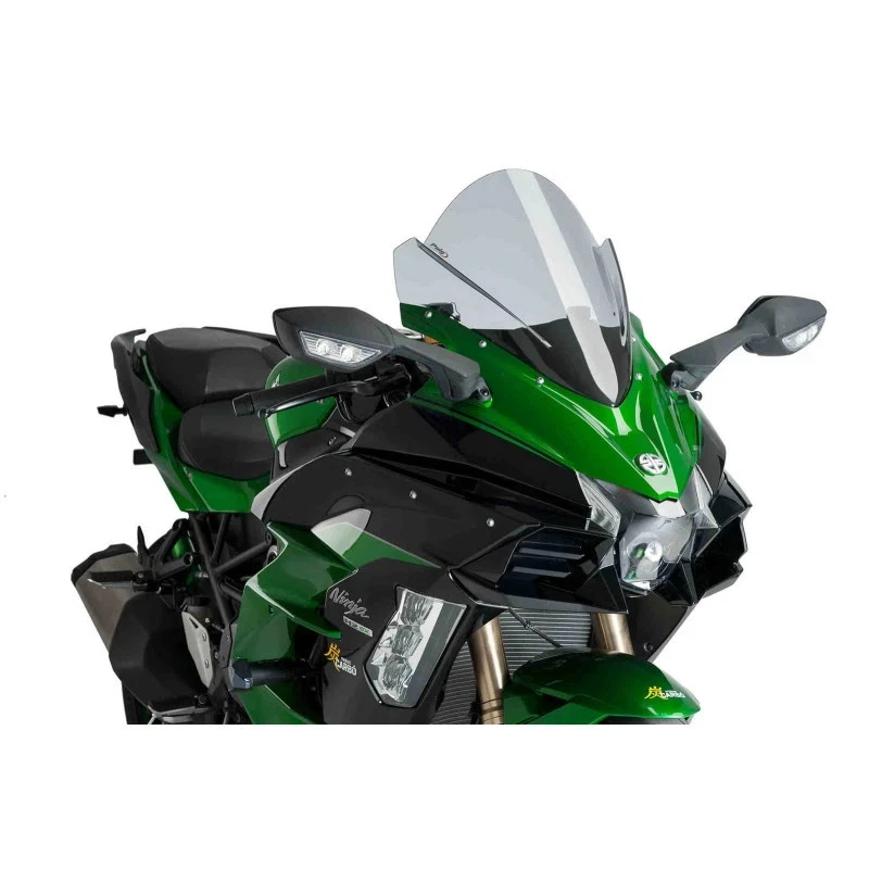 PARE PUIG - BRISE Z-RACING POUR KAWASAKI NINJA H2 SX 18-19 FUME CLAIRE - Photo 1/1