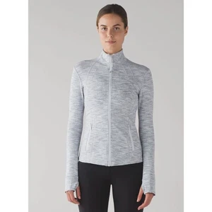 Chaqueta para mujer gris blanca Lululemon Define Wee Are From Space sudadera talla 6 - Imagen 1 de 11