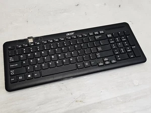 Acer Wireless Keyboard With USB Dongle, Model SK-9662, Good Used Condition - Picture 1 of 3
