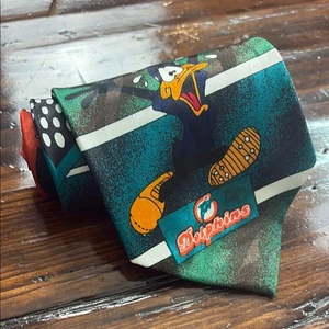 Molto Miami Dolphins Vintage 1993 Taz Tie - Picture 1 of 11