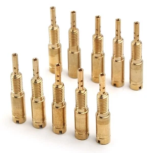 10x Vergaser Pilot Slow Jets #15-25 #30-40 passend Mikuni 34 HS40 HSR VM28/486 TM40 - Bild 1 von 12