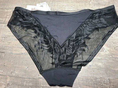 Triumph "Palm Spotlight Tai Ex" Slip schwarz mit Stickerei Gr. 44 Neu - Bild 1 von 2