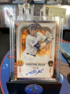 2022 Topps Tribute Christian Yelich Auto 11/25 - Picture 1 of 3
