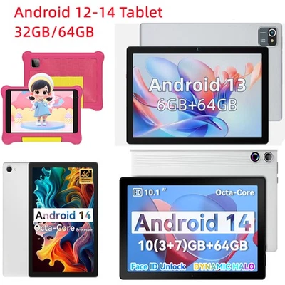 Anna bell Tablet 10 Inch Android 12-14 Tablet 32GB 64GB RAM 1280×800 IPS Screen - Image 1 of 4