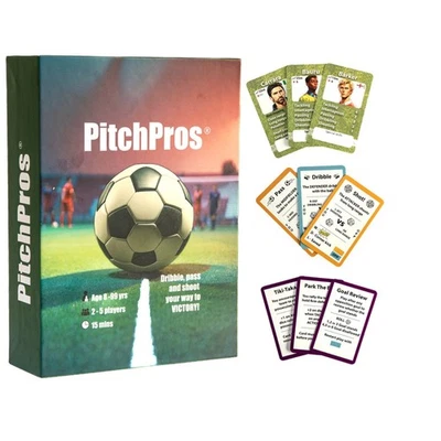 PitchPros Football Card Game, For Ages 8+, 2-5 Players, Boys gift, present - Image 1 of 4