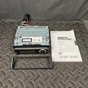 Radio estéreo para automóvil Sony MDX-C6500RV mini reproductor de discos FM/MW/LW con instrucciones - Imagen 1 de 17