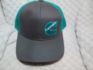Vtg Cummins Trucker Green Mesh Back Cap Hat Adjustable - Picture 1 of 3