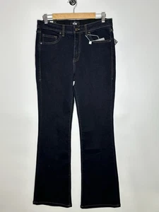 NWT Lularoe Womens Jeans 30 Bootcut Skinny Fit Dark Wash Stretchy Denim Blue - Picture 1 of 10